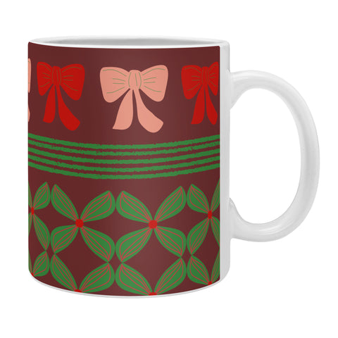 Mirimo Bows and Christmas Greens Coffee Mug