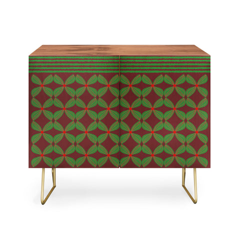 Mirimo Bows and Christmas Greens Credenza