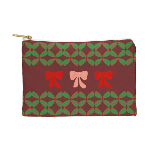 Mirimo Bows and Christmas Greens Pouch