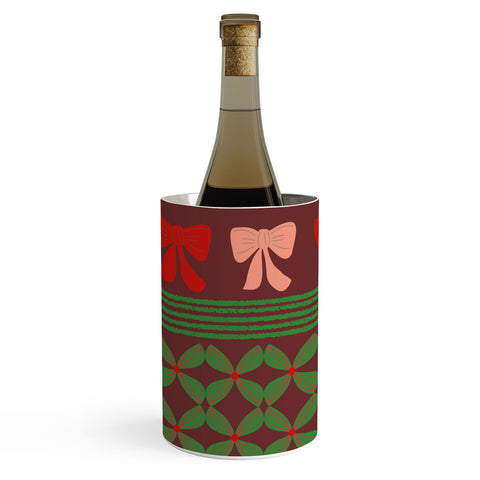 Mirimo Bows and Christmas Greens Wine Chiller