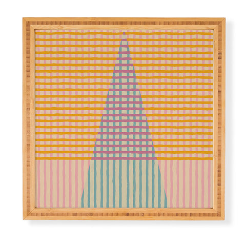 Mirimo Buktu Orange Framed Wall Art