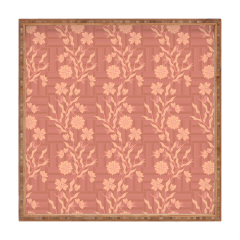 Mirimo Chinois Peach 2 Square Tray