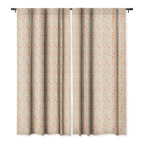 Mirimo Chinois Peach Blackout Window Curtain