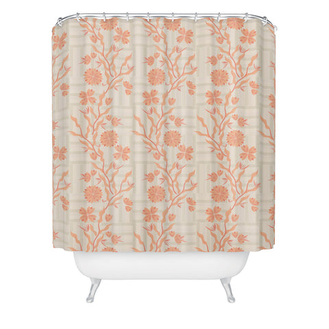 Mirimo Chinois Peach Shower Curtain