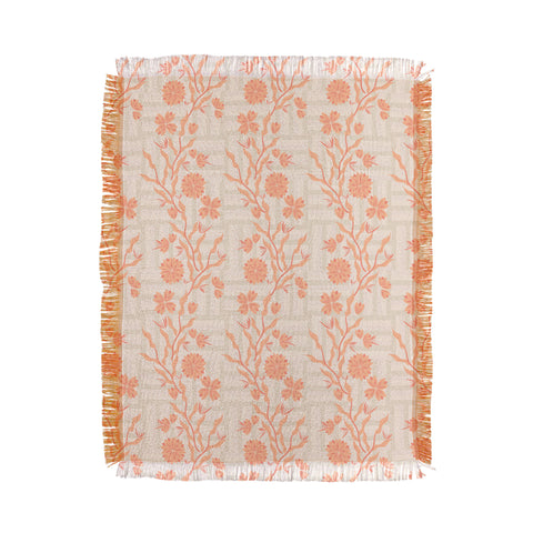 Mirimo Chinois Peach Throw Blanket