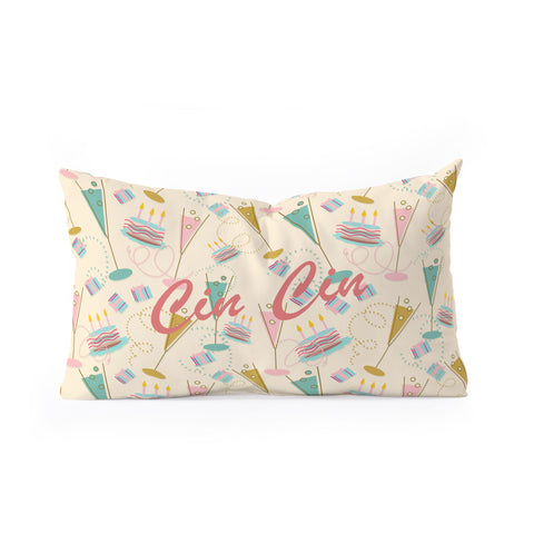 Mirimo Cin Cin Happy Party Oblong Throw Pillow