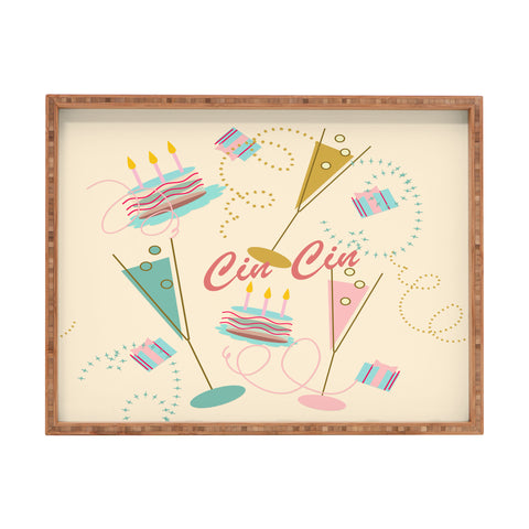 Mirimo Cin Cin Happy Party Rectangular Tray