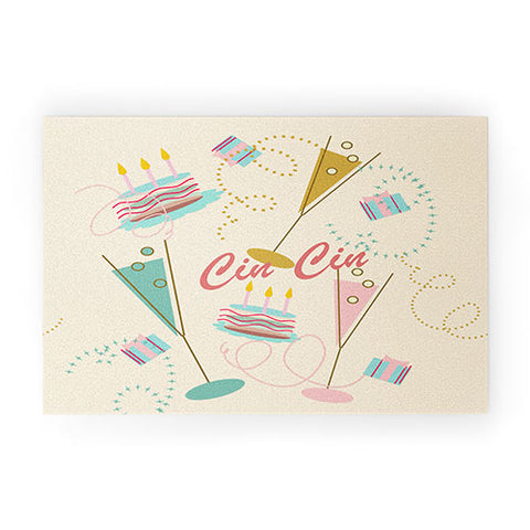 Mirimo Cin Cin Happy Party Welcome Mat