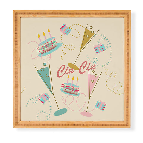 Mirimo Cin Cin Happy Party Framed Wall Art