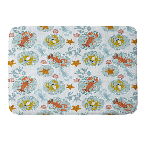 Mirimo Crabs and Lobsters Memory Foam Bath Mat