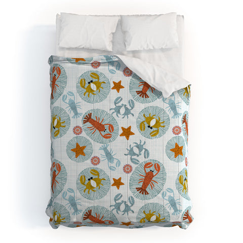 Mirimo Crabs and Lobsters Comforter