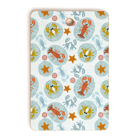 Mirimo Crabs and Lobsters Cutting Board Rectangle