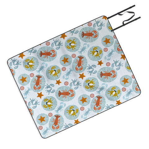 Mirimo Crabs and Lobsters Picnic Blanket