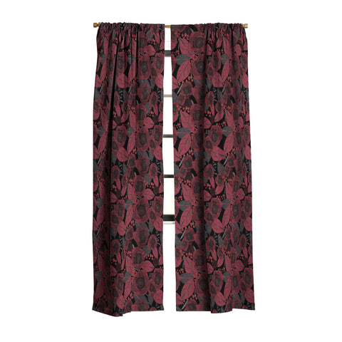Mirimo Dark Red Romance Blackout Window Curtain