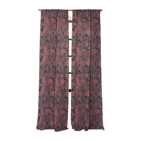 Mirimo Dark Red Romance Sheer Non Repeat