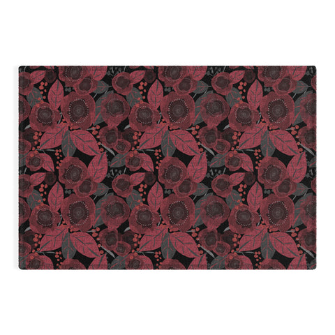 Mirimo Dark Red Romance Outdoor Rug