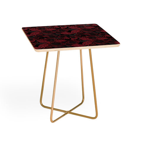 Mirimo Dark Red Romance Side Table