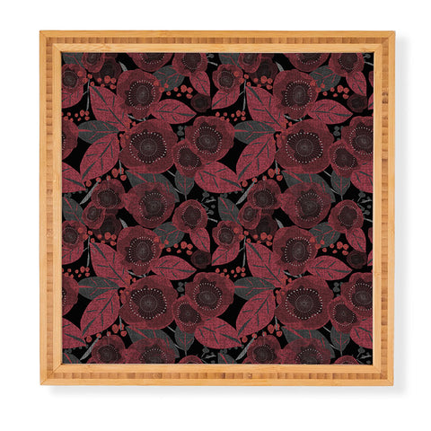 Mirimo Dark Red Romance Framed Wall Art