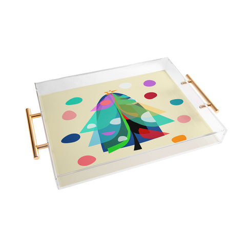 Mirimo Decorated Tree Acrylic Tray