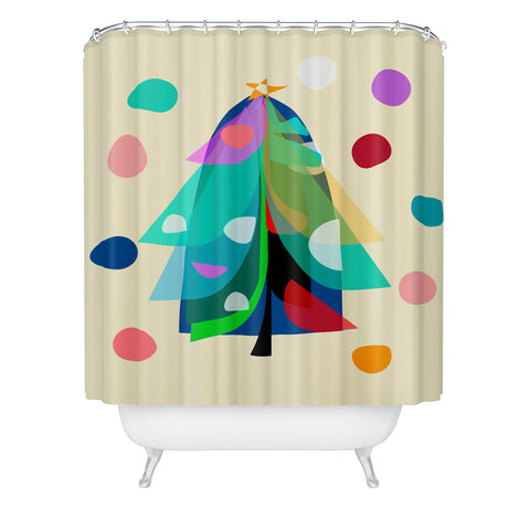 Mirimo Decorated Tree Shower Curtain