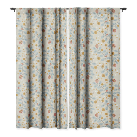 Mirimo Delicata Floral Blackout Window Curtain
