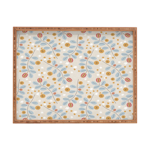 Mirimo Delicata Floral Rectangular Tray