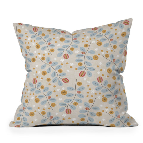 Mirimo Delicata Floral Throw Pillow