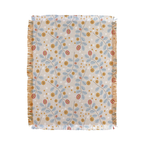 Mirimo Delicata Floral Throw Blanket