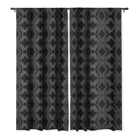 Mirimo Delicata Noir Blackout Window Curtain
