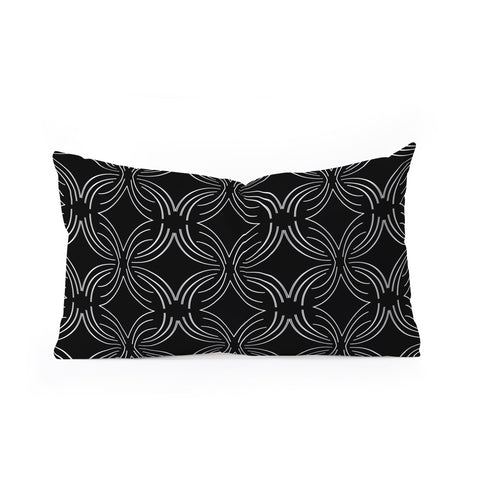 Mirimo Delicata Noir Oblong Throw Pillow