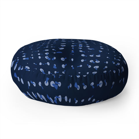 Mirimo Denim Mod Mood Floor Pillow Round