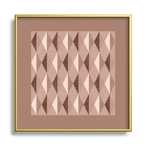 Mirimo Diamond Patchouli Square Metal Framed Art Print