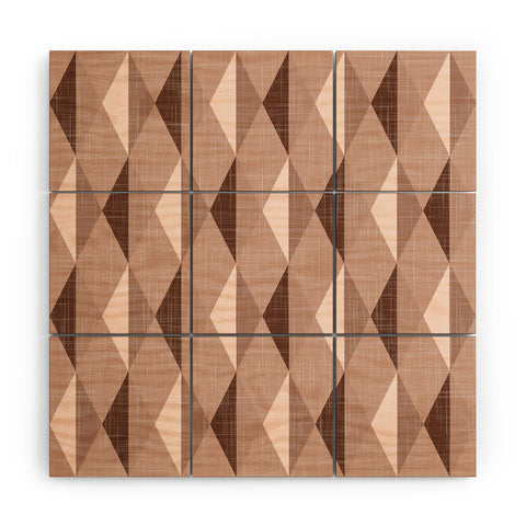 Mirimo Diamond Patchouli Wood Wall Mural