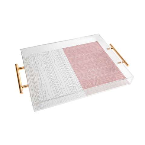 Mirimo Duette Rose Acrylic Tray