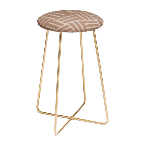 Mirimo Earthy Mocha Tiles Counter Stool