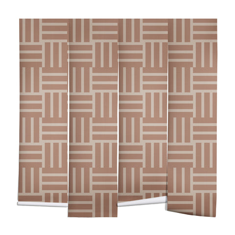 Mirimo Earthy Mocha Tiles Wall Mural
