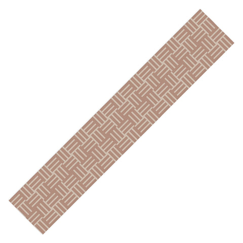 Mirimo Earthy Mocha Tiles Table Runner