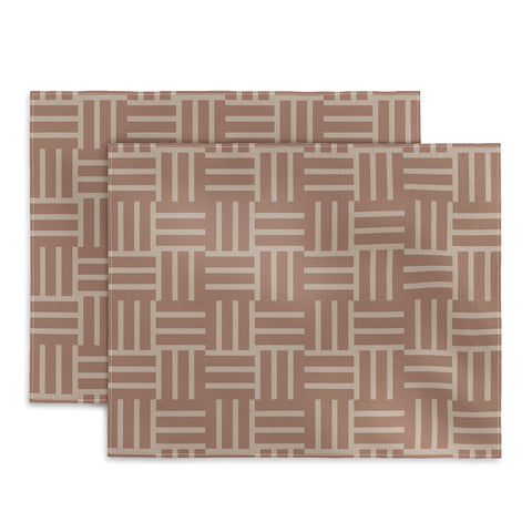 Mirimo Earthy Mocha Tiles Placemat