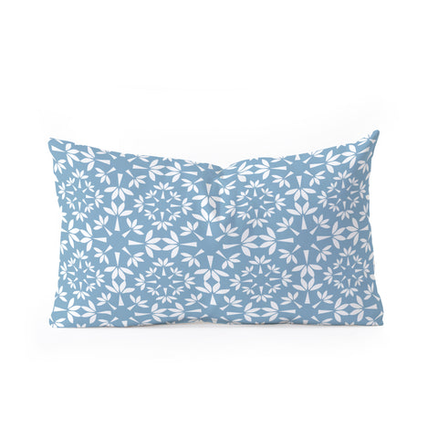 Mirimo Essaouira Blue Oblong Throw Pillow