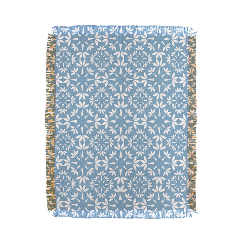 Mirimo Essaouira Blue Throw Blanket