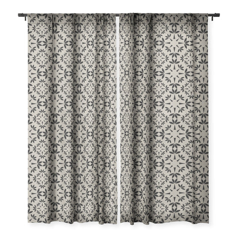 Mirimo Essaouira Noir Sheer Window Curtain