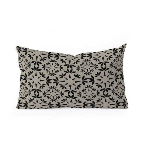 Mirimo Essaouira Noir Oblong Throw Pillow