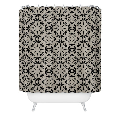 Mirimo Essaouira Noir Shower Curtain