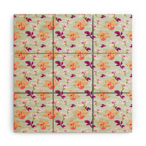 Mirimo Exoflora Wood Wall Mural