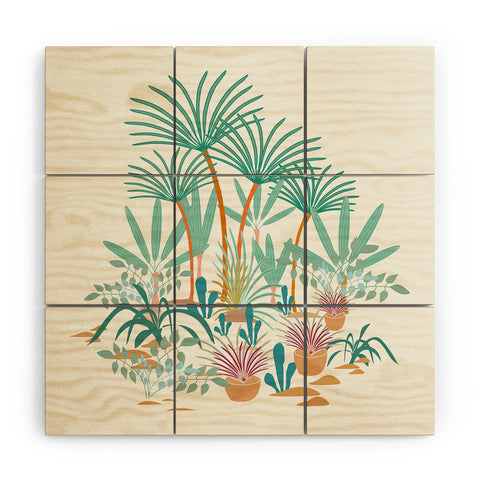 Mirimo Exotic Greenhouse Wood Wall Mural
