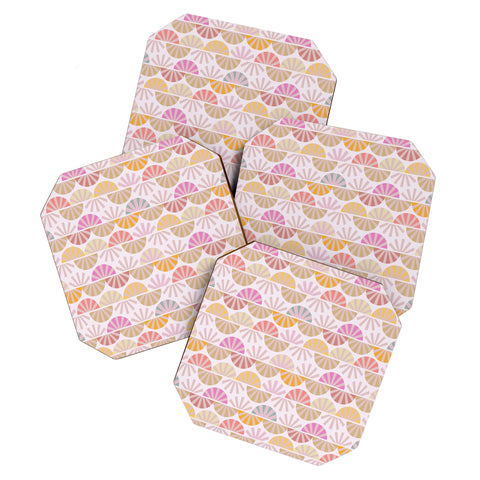 Mirimo Fanta Fans pastel Coaster Set