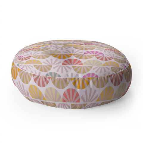 Mirimo Fanta Fans pastel Floor Pillow Round