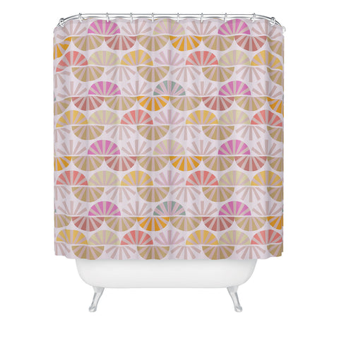 Mirimo Fanta Fans pastel Shower Curtain