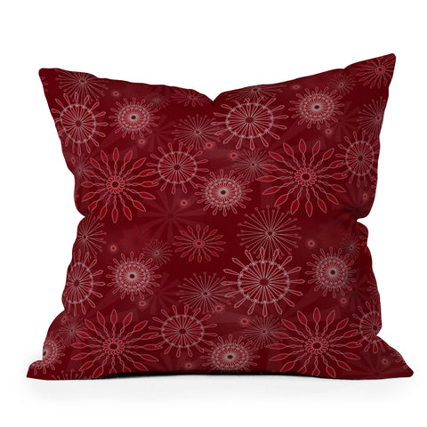 Mirimo Festivity Red Outdoor Throw Pillow