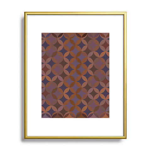 Mirimo Fez Caramel Metal Framed Art Print